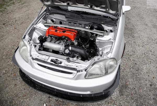HYBRID RACING K-SWAP COLD AIR INTAKE SYSTEM (Fits EG/DC/EK chassis only)